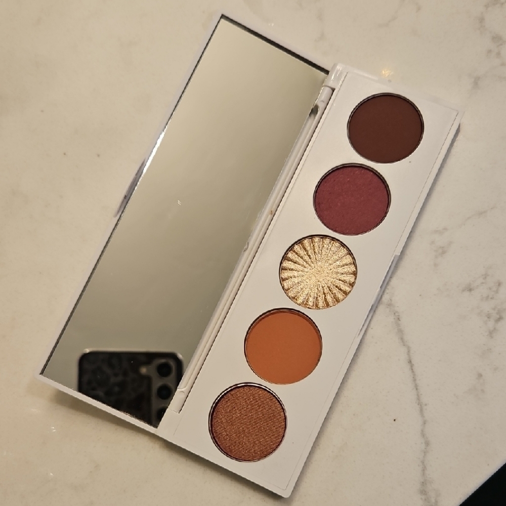 OFRA Eyeshadow Palette with Gold, Brown, and Burgundy Shades